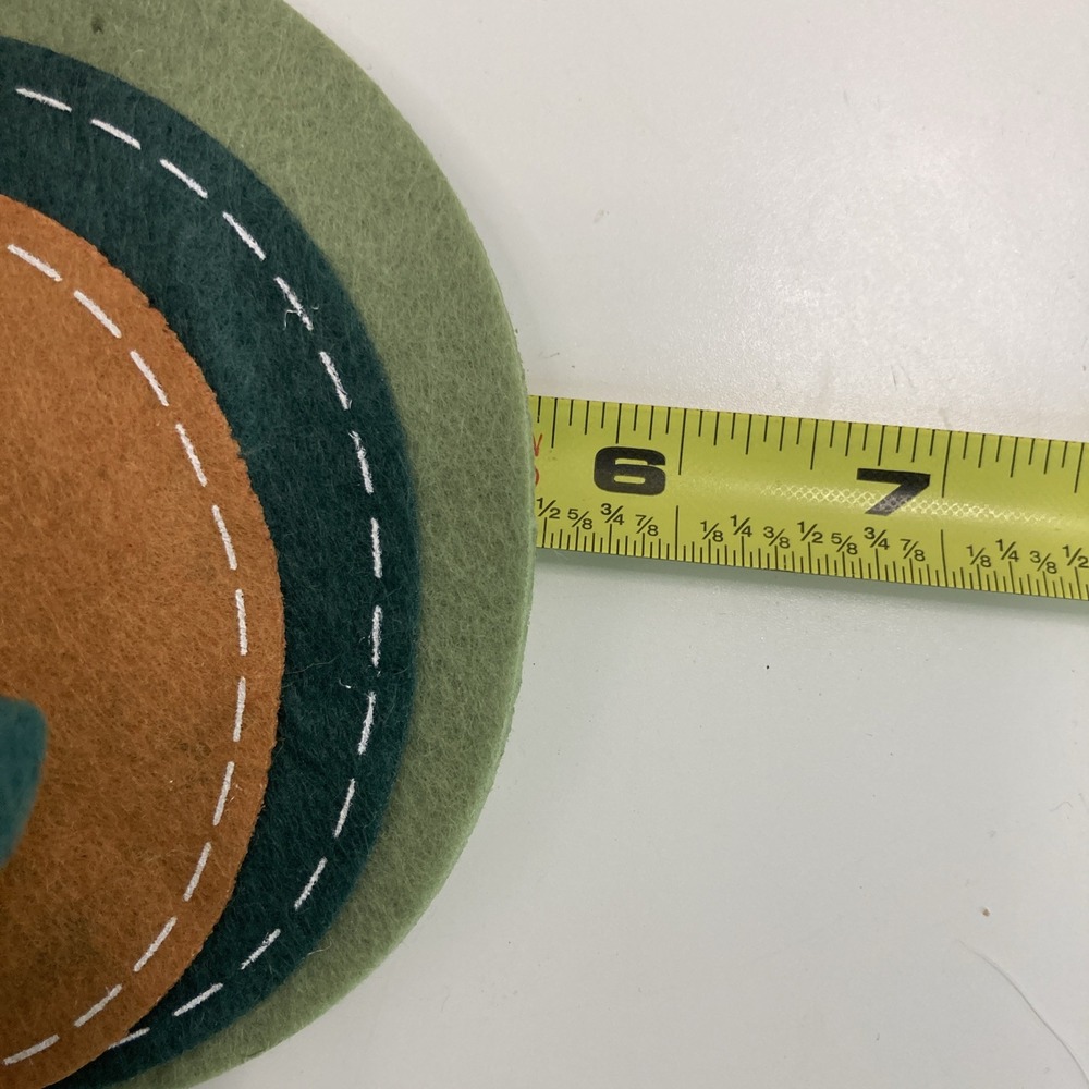 Target Bullseye 2022 Felt Fabric Turkey Green Shaded Hat Thanksgiving Fall Decor - Picture 9 of 11
